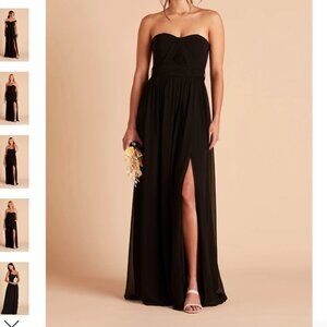 NWT Birdy Grey Small Grace Dress in Chiffon Black